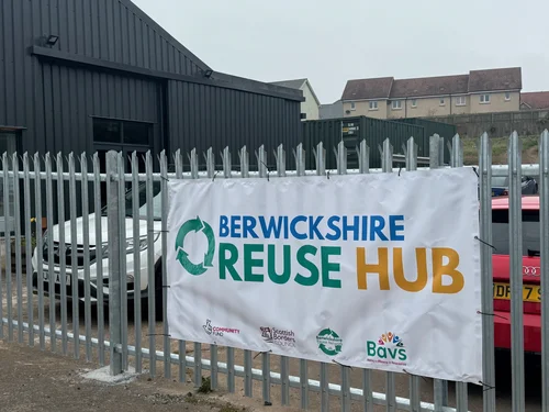 Bavs Reuse Hub signage